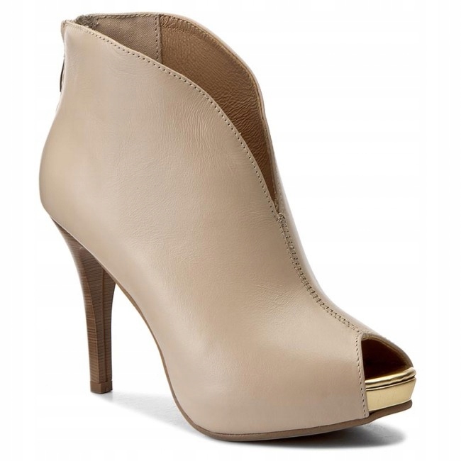 Dámské kotníkové boty R.Polański 40 růžové Platforma kožené boty dámské lodičky