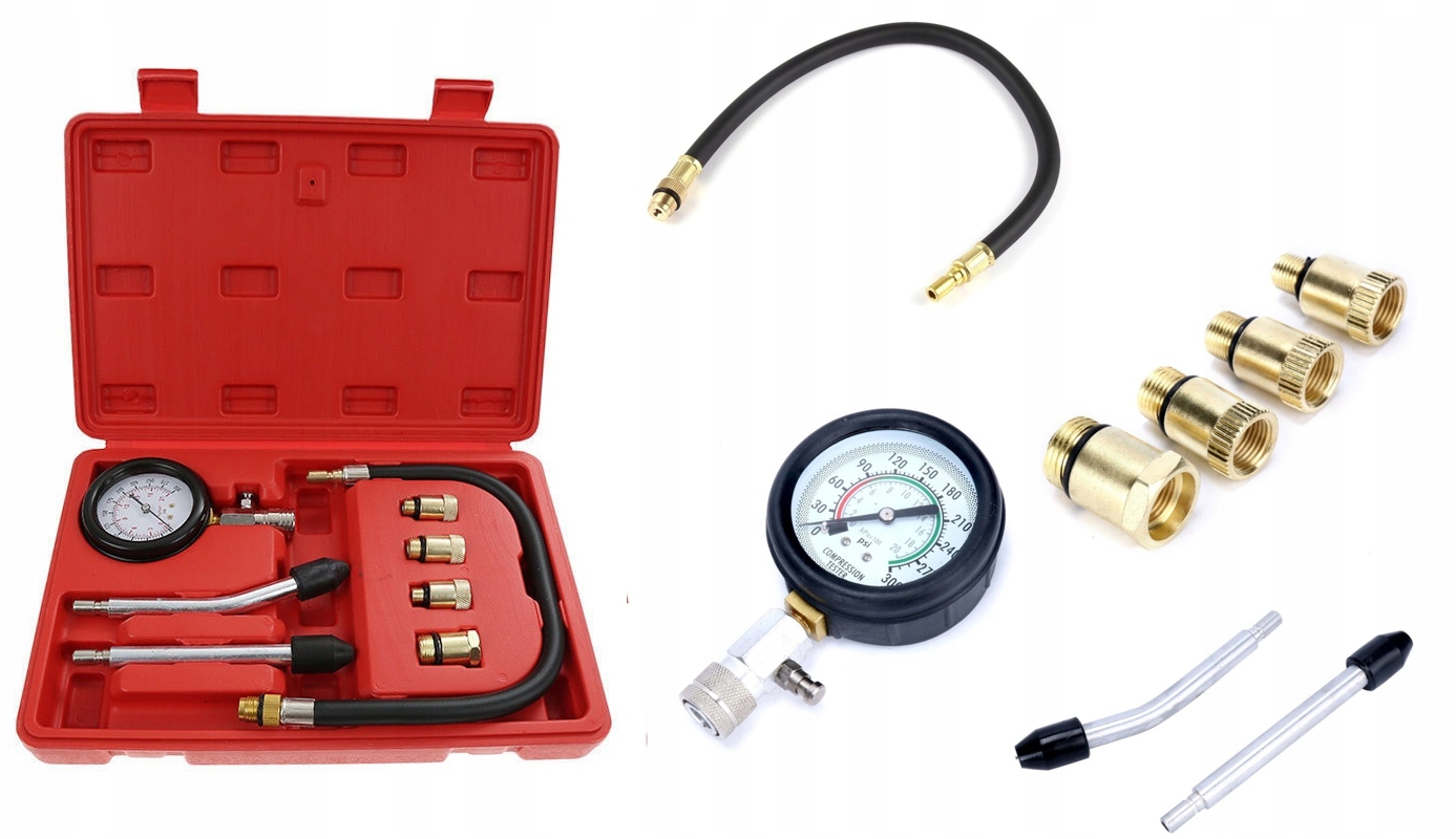 MIERNIK TESTER POZIOMU KOMPRESJI BENZYNA 0-20 BAR EAN (GTIN) 5903738510245