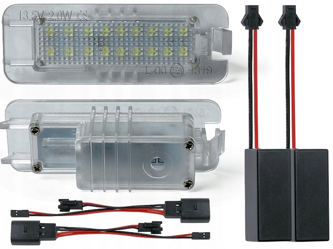 PODŚWIETLENIE TABLICY REJESTRACYJNEJ LAMPKI LED REJESTRACJI GOLF 4 5 6 7
