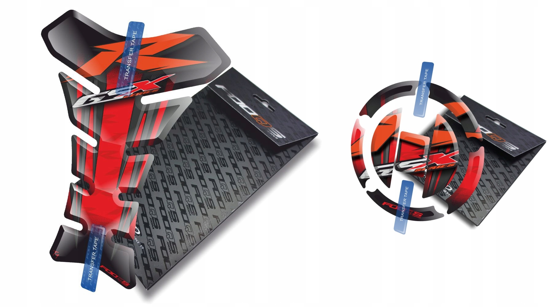 Tank-pad Cap-pad od firmy Fooqs pro Suzuki Gsx-r 600 750 1000 Červený