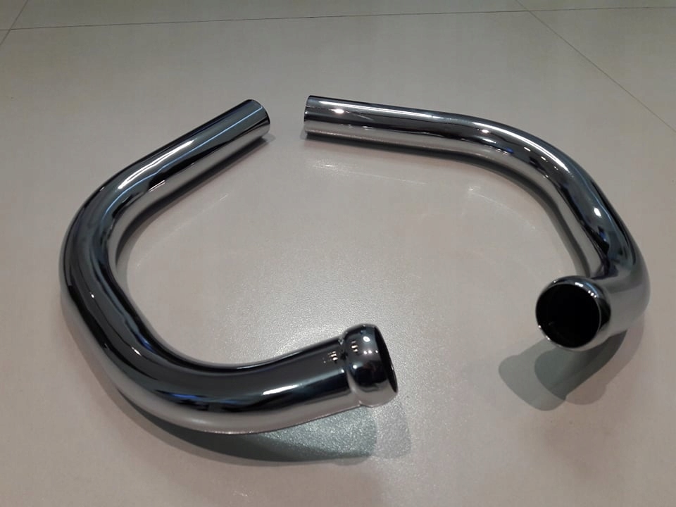 Kolanka długie 59cm Jawa 350 12v 638 tłumik prosty