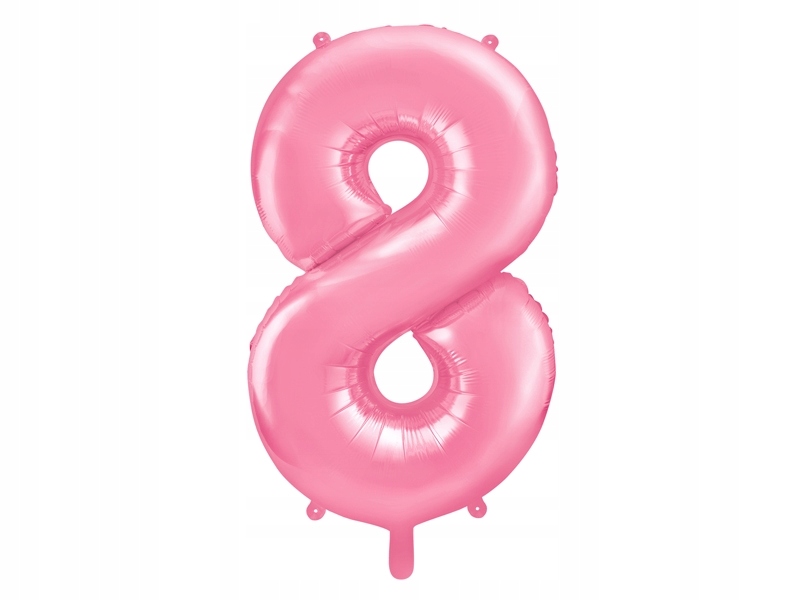 

Balon foliowy Cyfra 8 różowa 86 cm