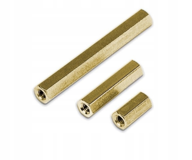 

Tulejka słupek mosiężna 8mm M3 w/w 10szt FV(0004)