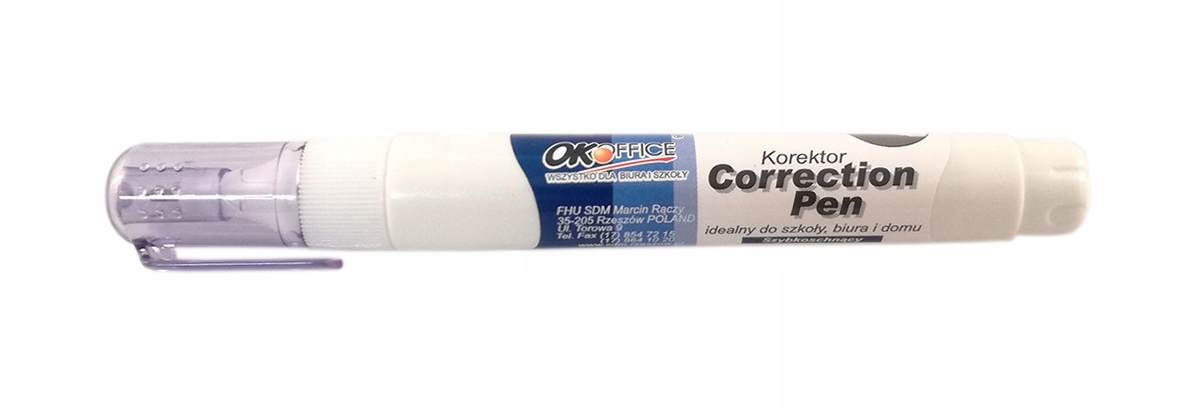 

Korektor w płynie 7ml metalowa końcówka