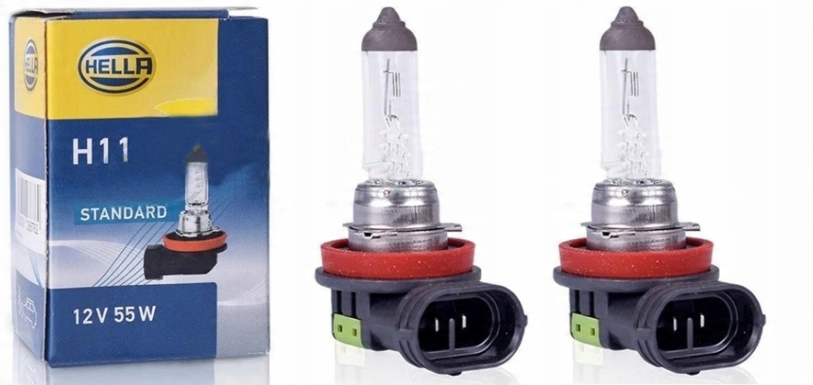 

Żarówka H11 Hella Żarówki 12V 55W Standard 2 Szt