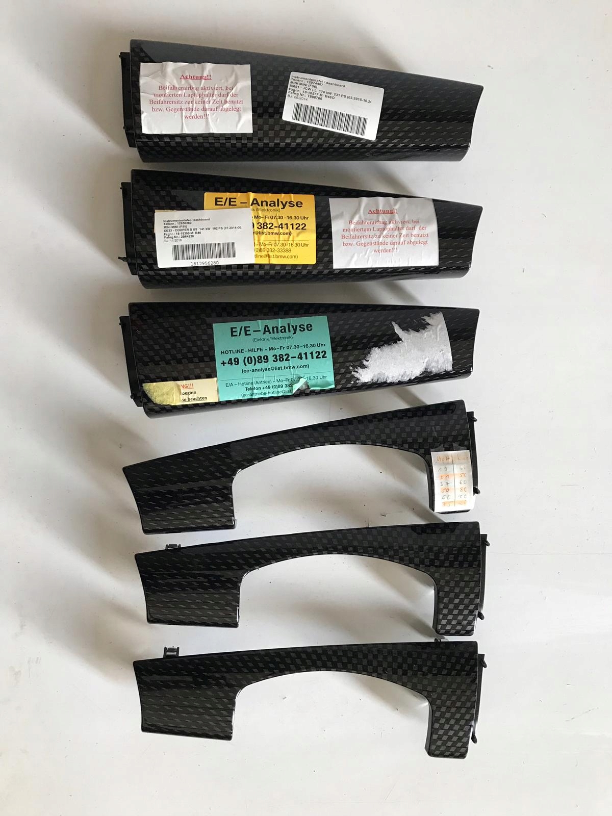 MINI F55 F56 МОЛДИНГИ, НАКЛАДКИ ДЕКОРАТИВНЫЕ ДЕКОРАТИВ ПАНЕЛЬ ПРИБОРОВ