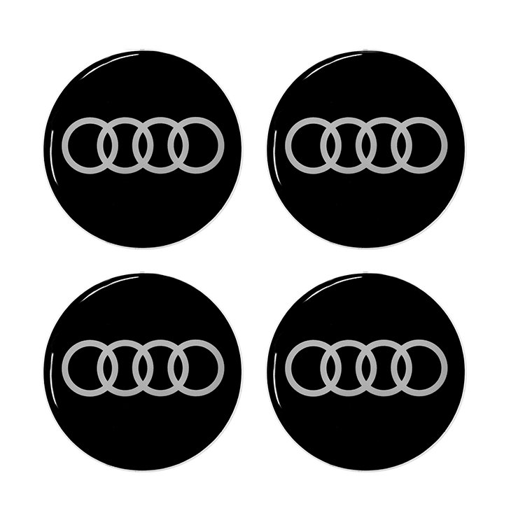 

Emblemat Logo Znaczek 3D Audi 60 mm 4szt.