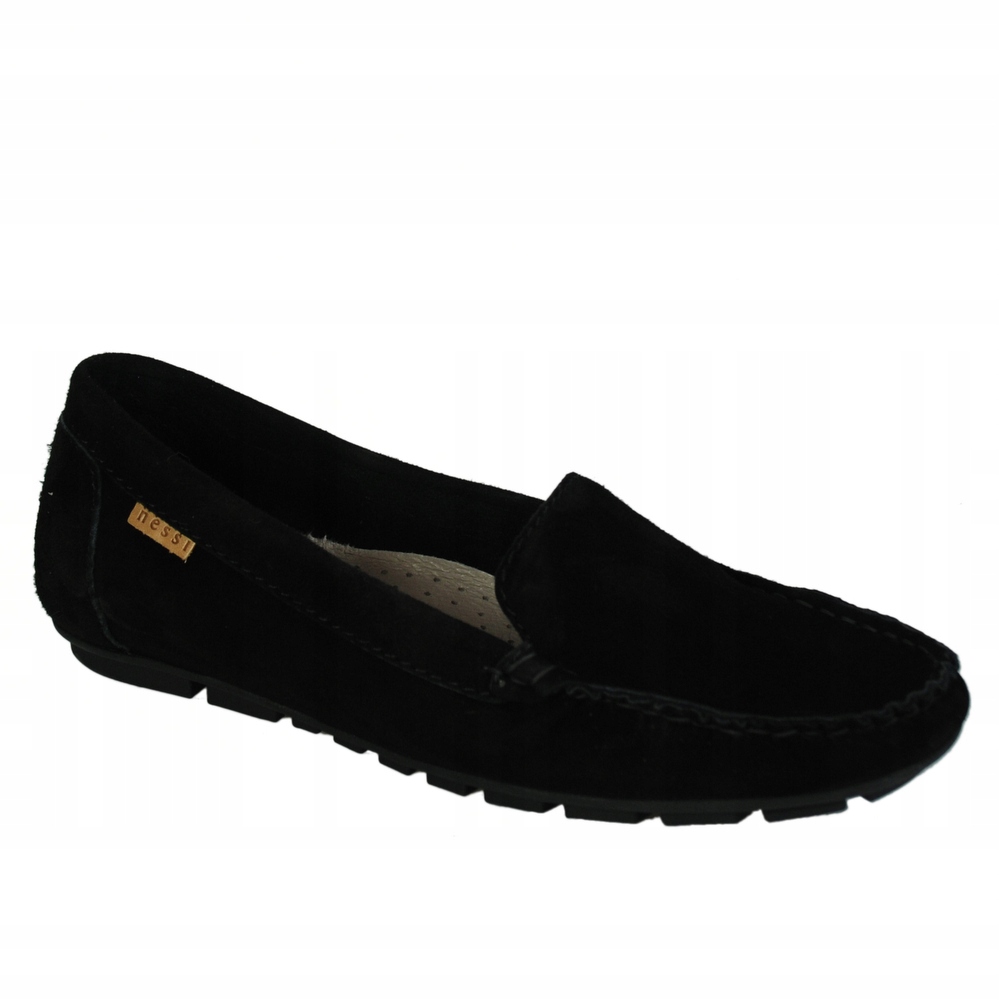 

Nessi 17130 mokasyny czarne zamsz 36