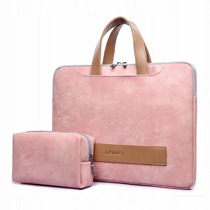 

Wro Etui/torba Jq na laptopa 15,6 eco skóra różowy