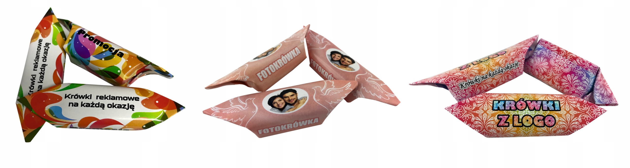 Krówki Firmowe cukierki z logo Express 24h20kg Marka inny