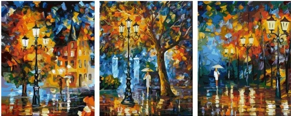 Malování podle čísel iPicasso 50x120 cm na rámu