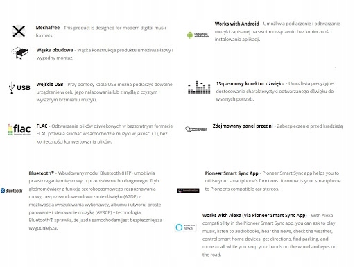 PIONEER MVH-S320BT RADIO SAMOCHODOWE NOWOSC 2020