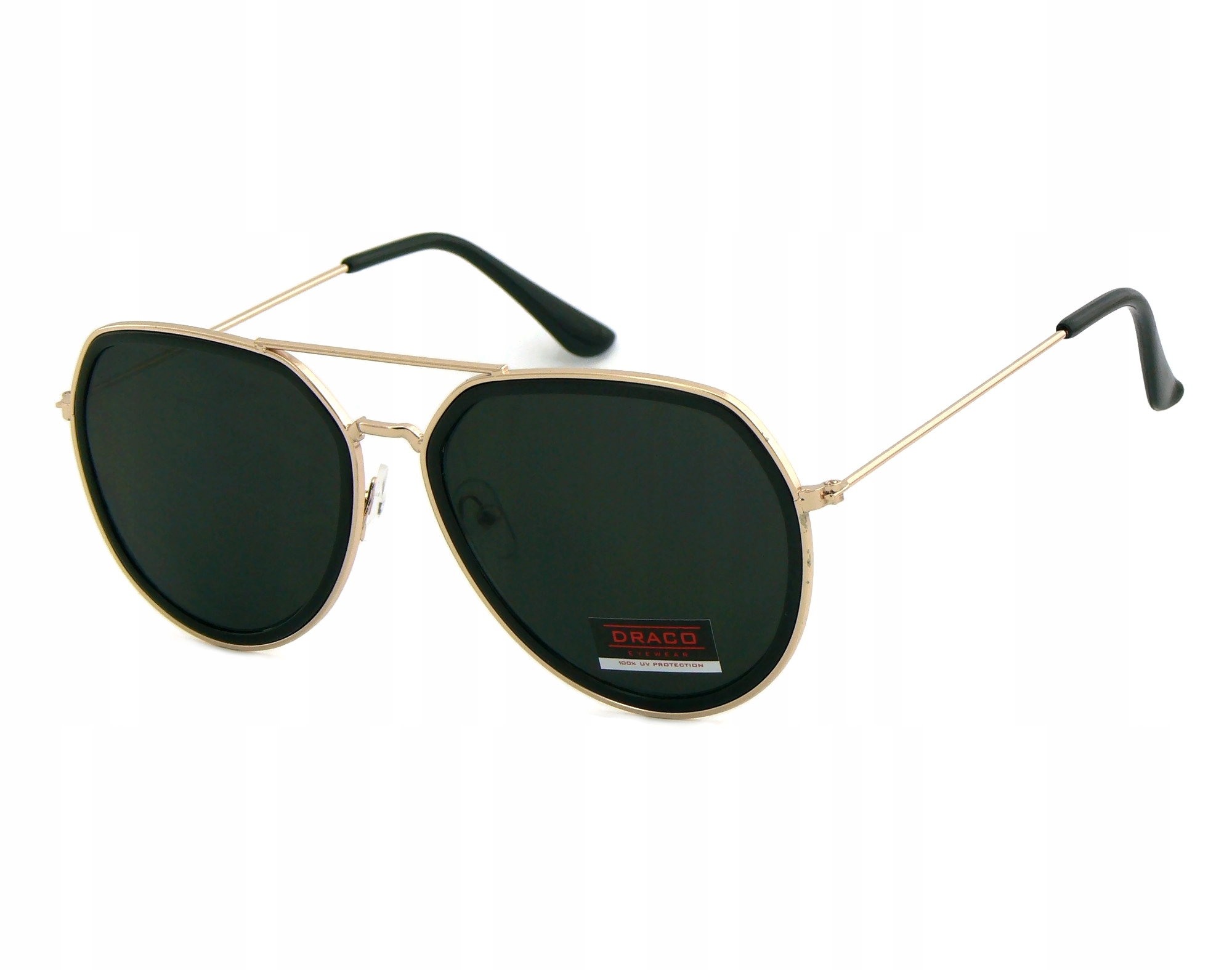 

Pilotki przeciwsłoneczne Okulary czarne police Uv