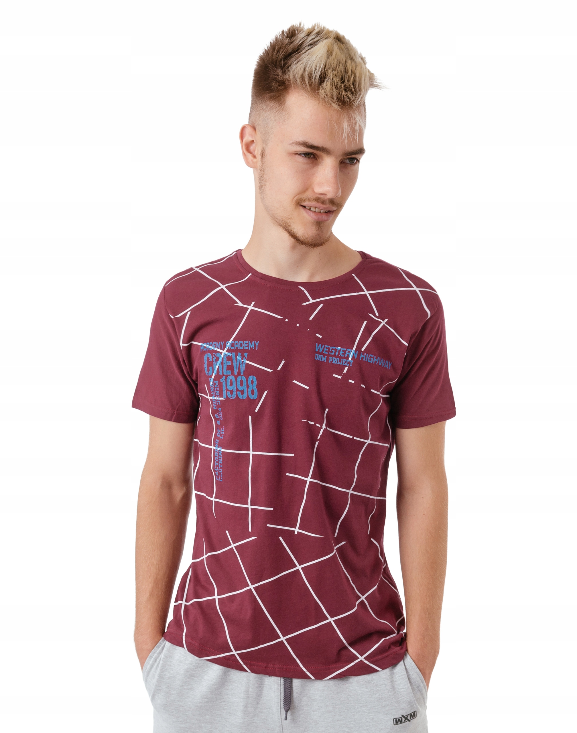 

Koszulka Podkoszulek Męski T-shirt Top KM09-05 XXL