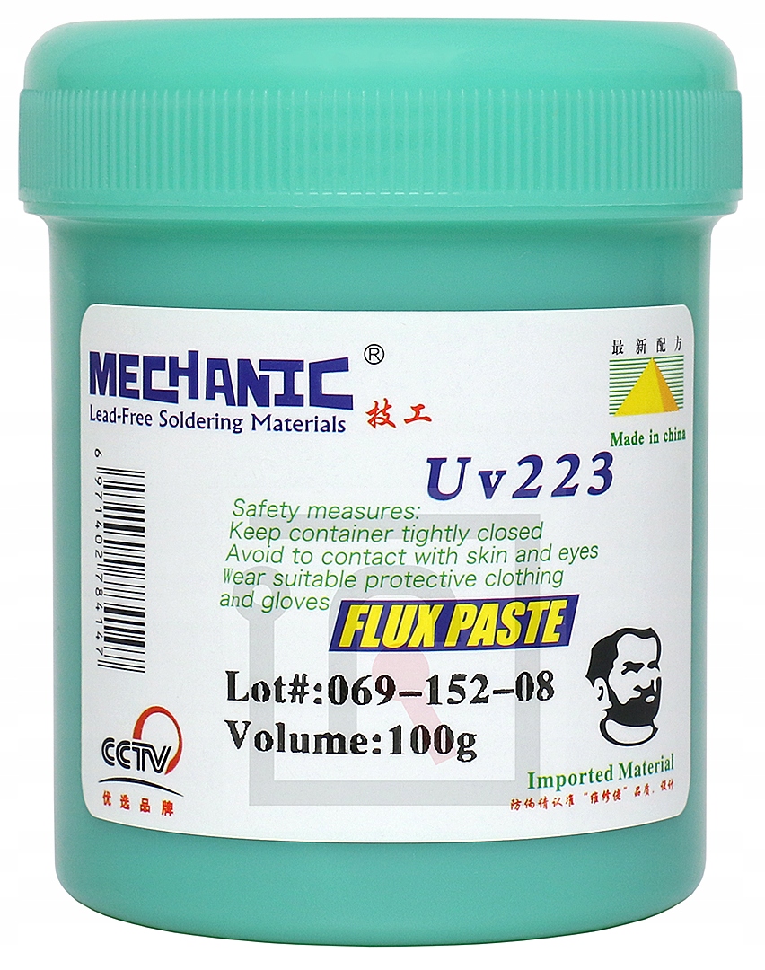 

Flux Topnik Pasta Lutownicza Mechanic UV223 100g