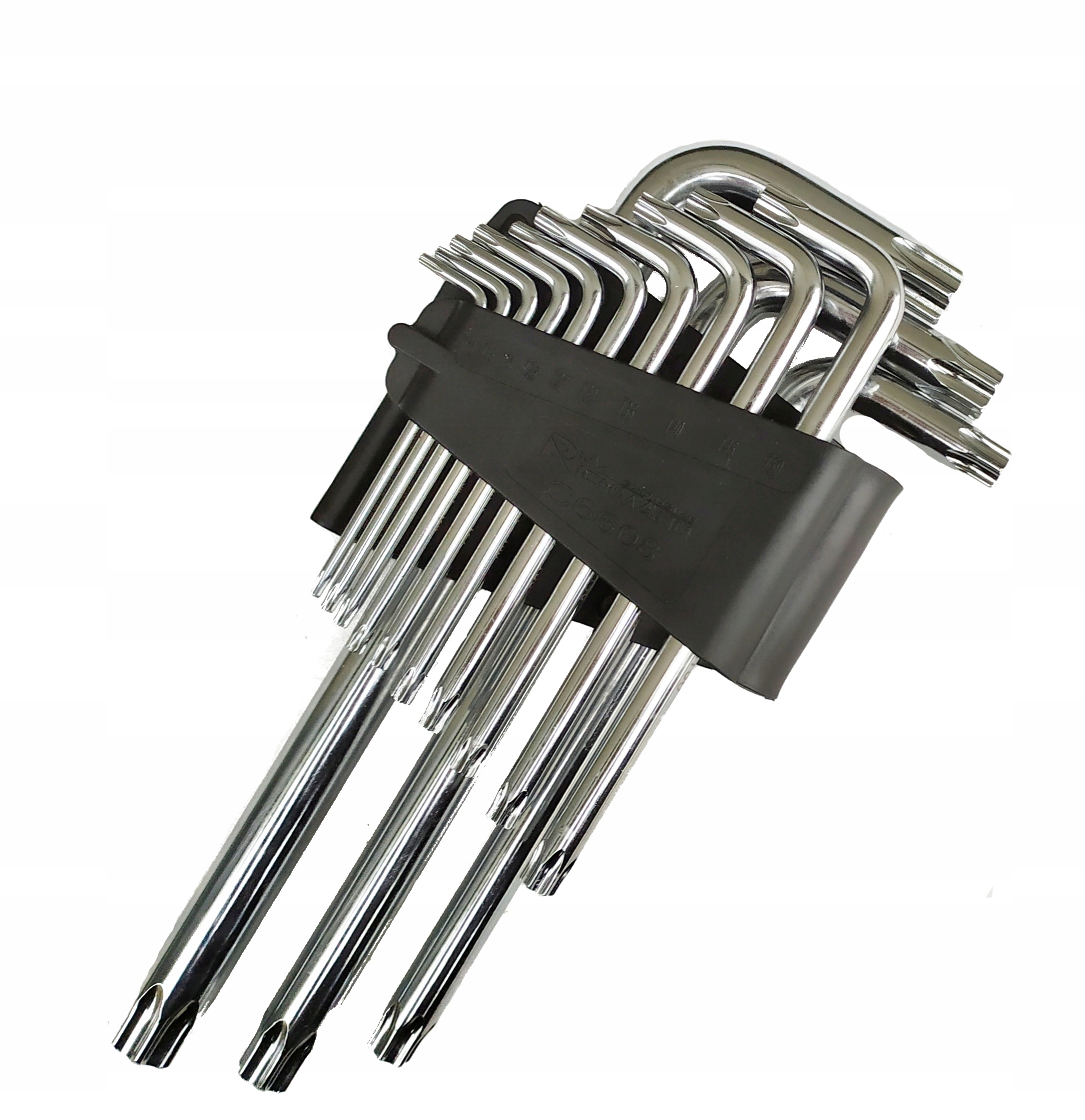 KLUCZE IMBUSOWE TORX ZESTAW T10 T70 13 SZT C6608