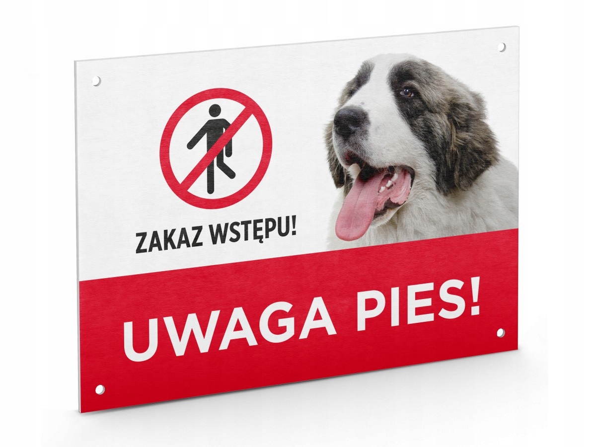 

Tabliczka Zły Pies Znak Tablica Pcv Duża