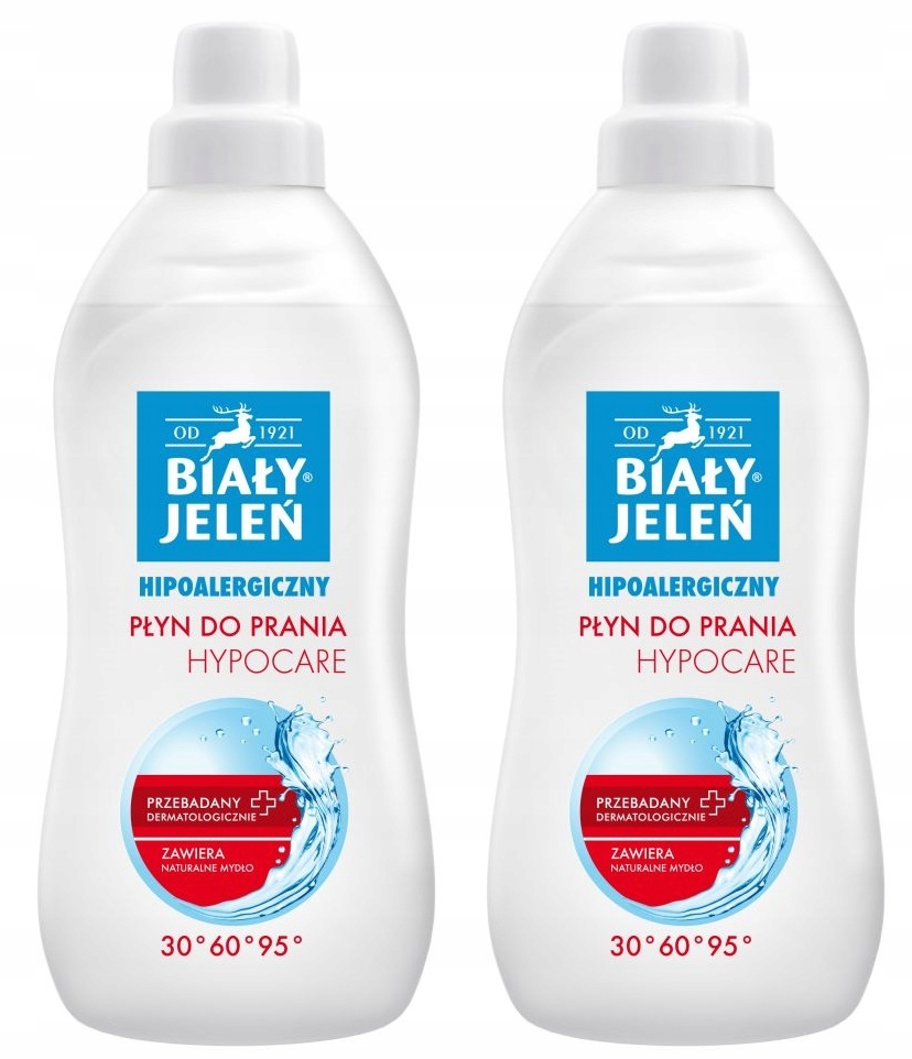 

Płyn do prania Hypocare Biały Jeleń 2x 1L