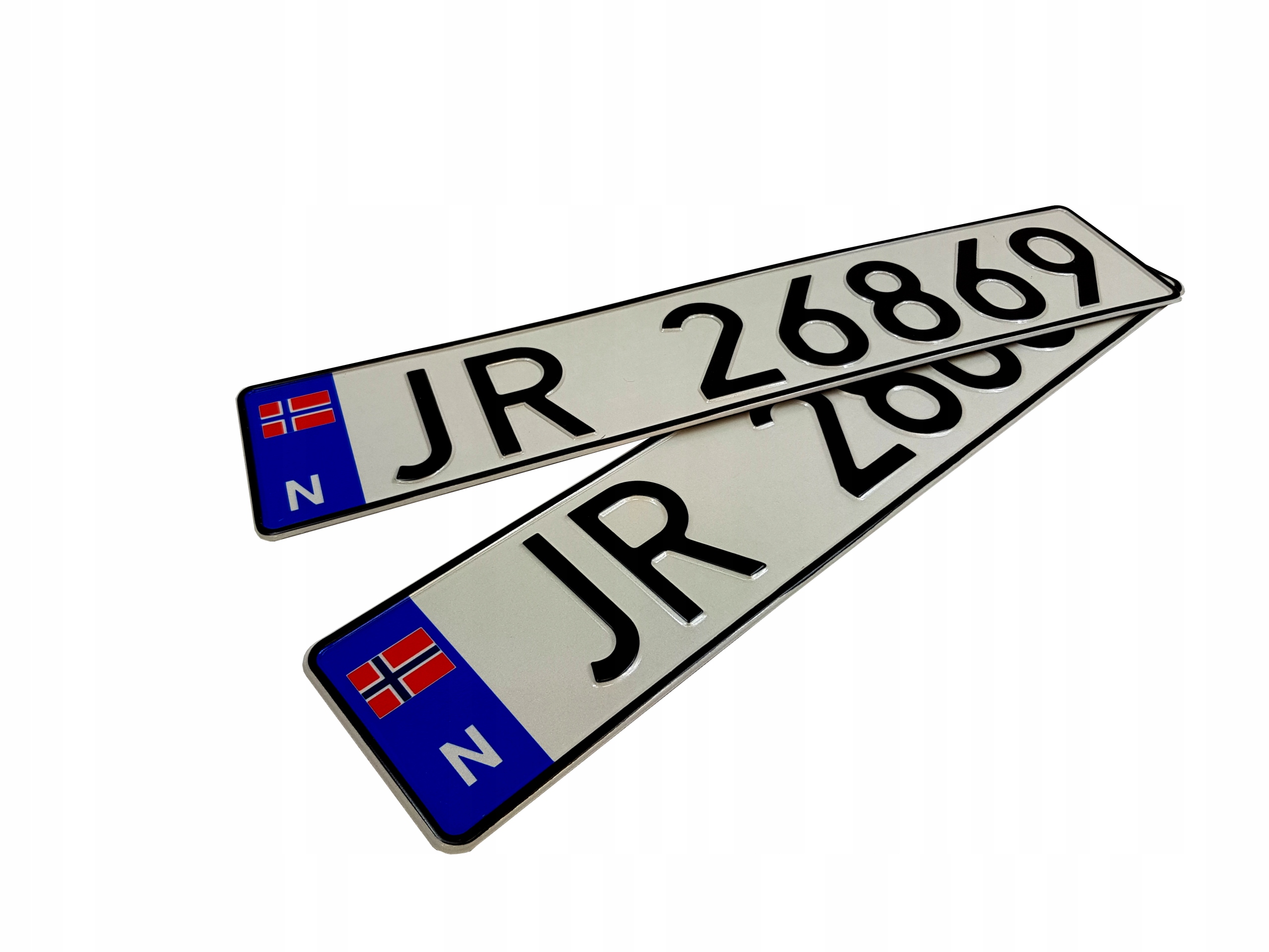 Tablice rejestracyjne Norwegia komplet