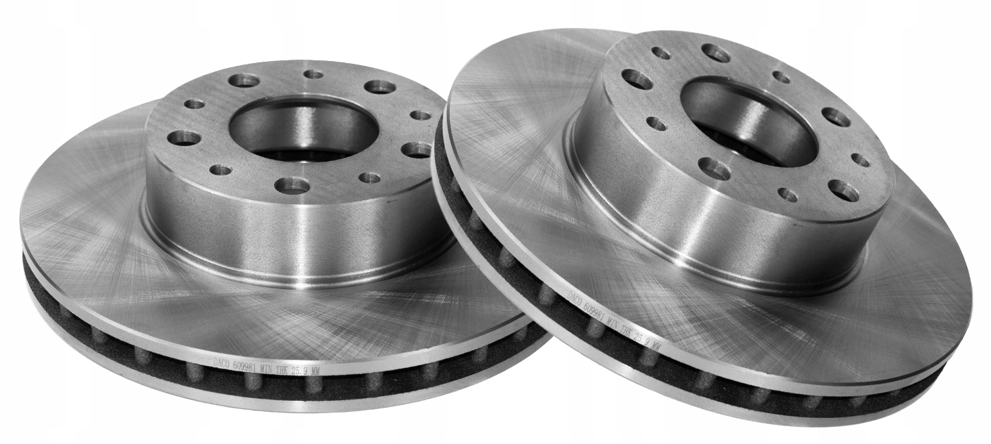 TARCZE x2 KLOCKI PRZOD do FIAT DUCATO kola 15 Installation side Front