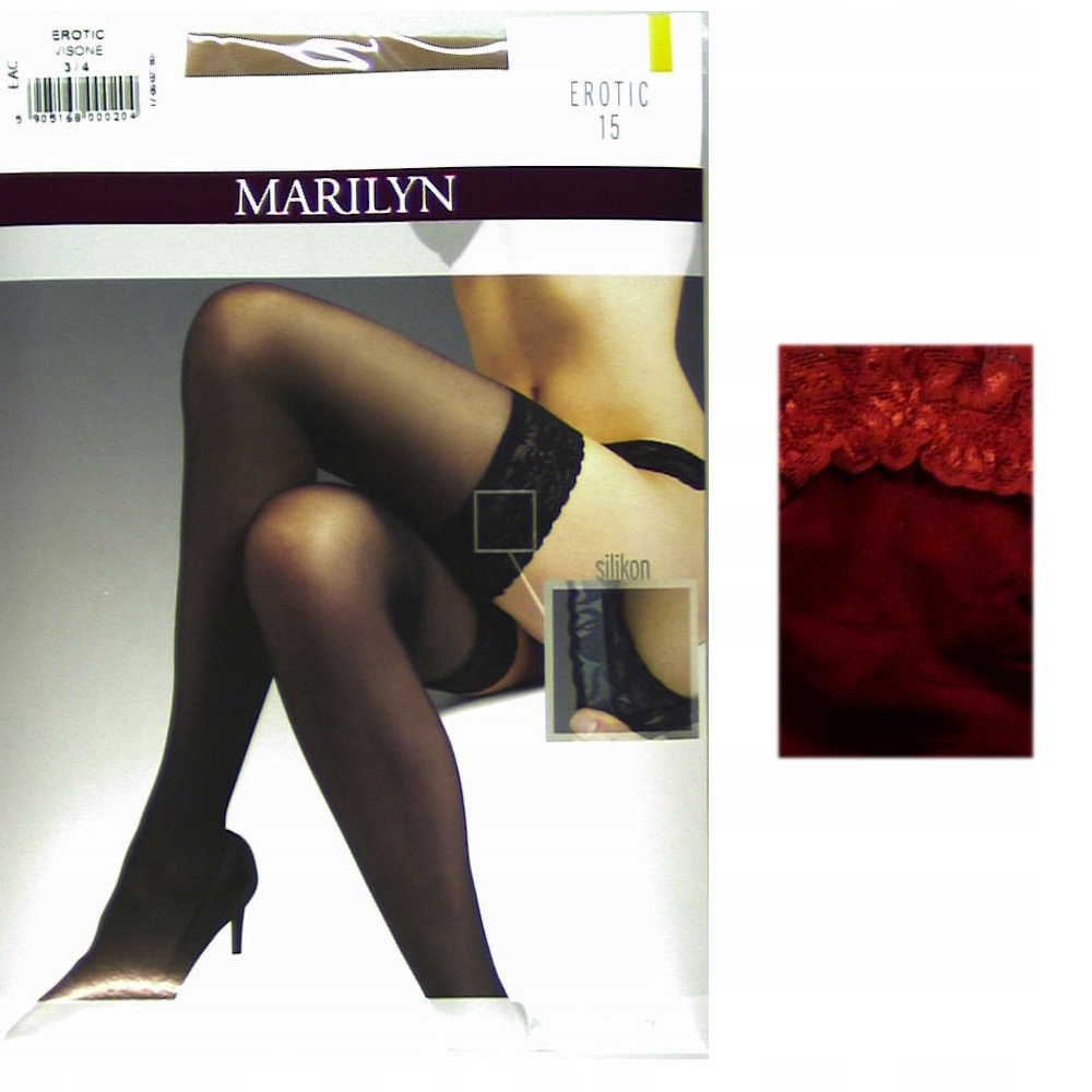 

Marilyn erotic 15 R3/4 Red pończochy samonośne