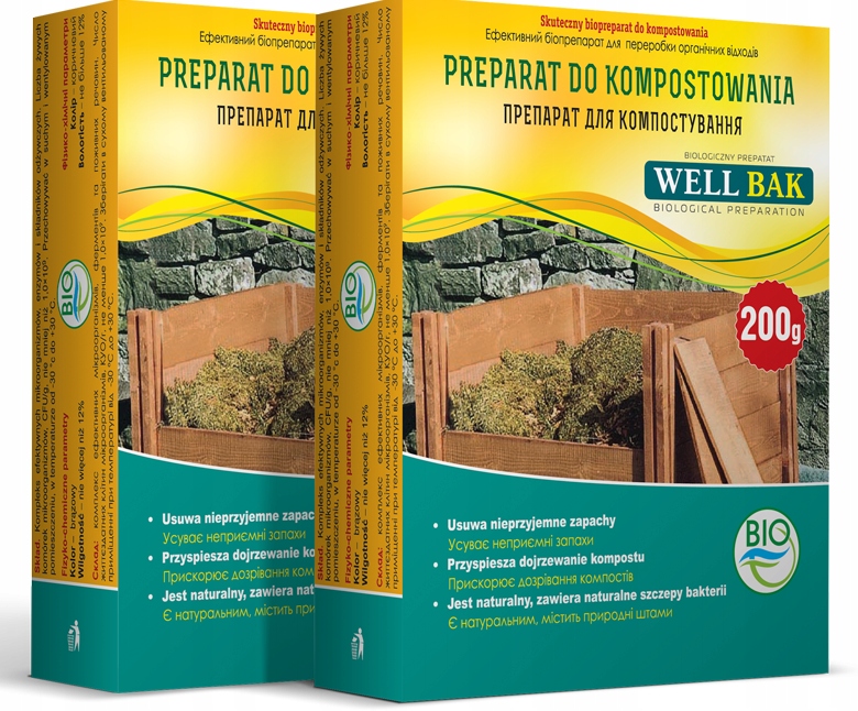 

Well Bak Nawóz Do Kompostowania Kompost 200 G