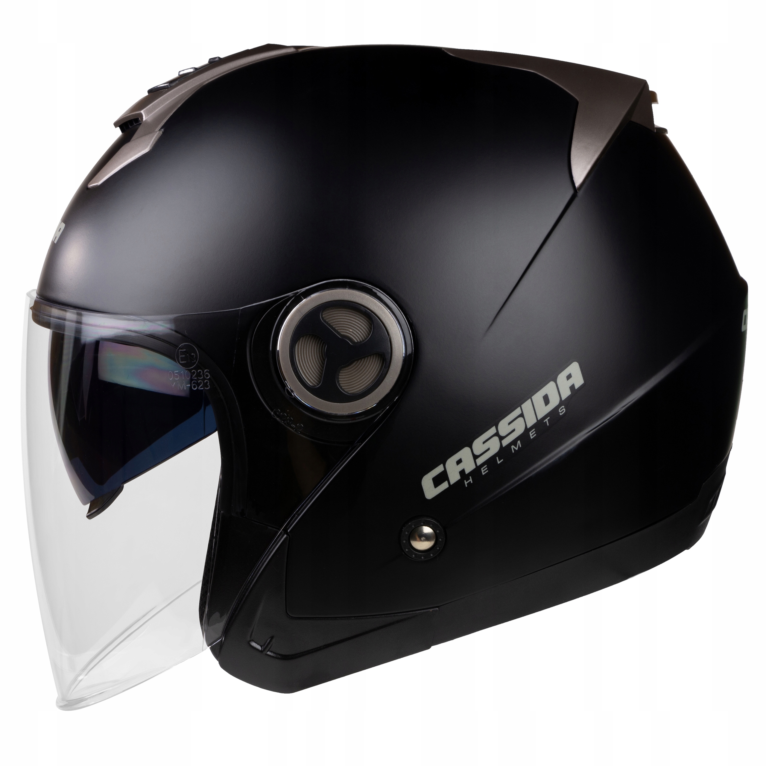 KASK MOTOCYKLOWY MAGNUM MAT CASSIDA +KOMINIARKA XS