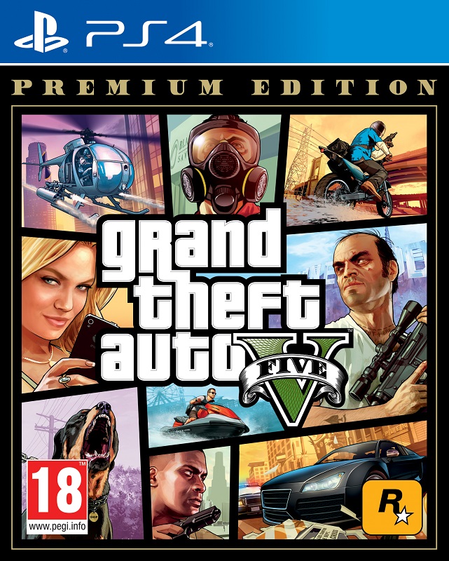Grand Theft Auto V GTA 5 Premium Edition PL PS4