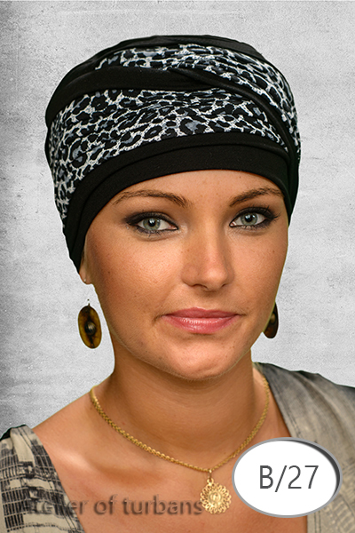 Turban LAURA BAMBUS Turbany po chemioterapii PRINT Marka inna