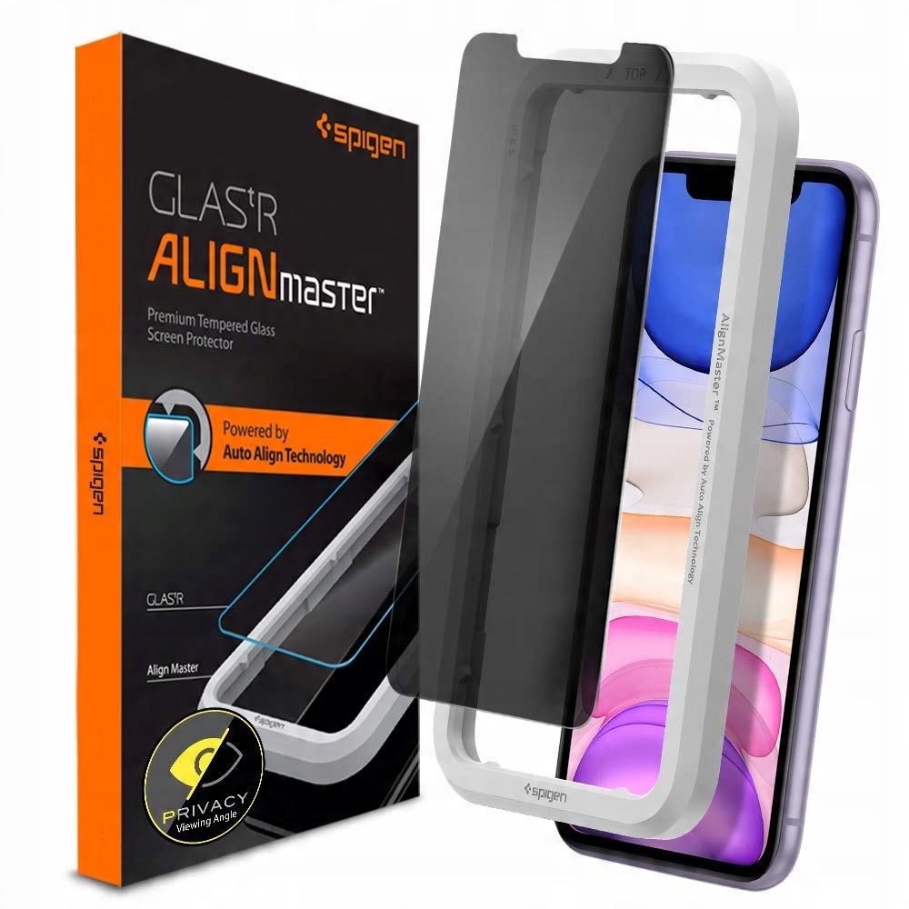 

Szkło hartowane, Spigen Am Priv, do iPhone 11 Xr