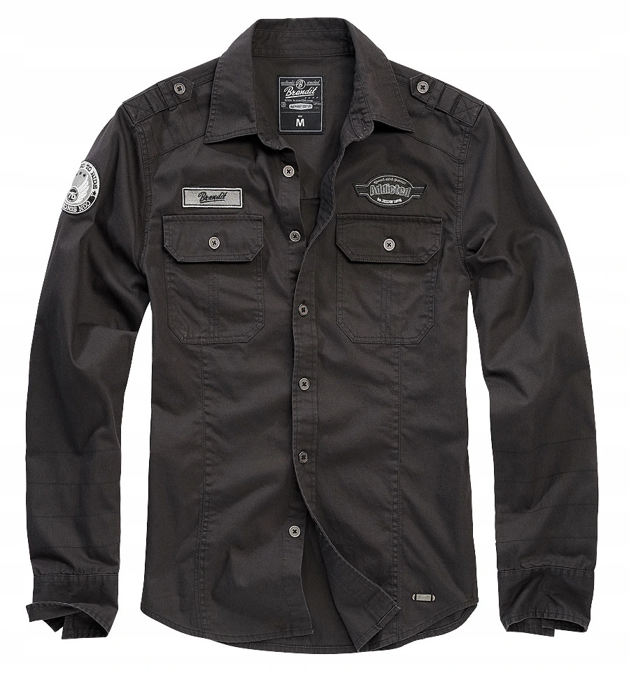 

Koszula Brandit Luis Vintageshirt black L