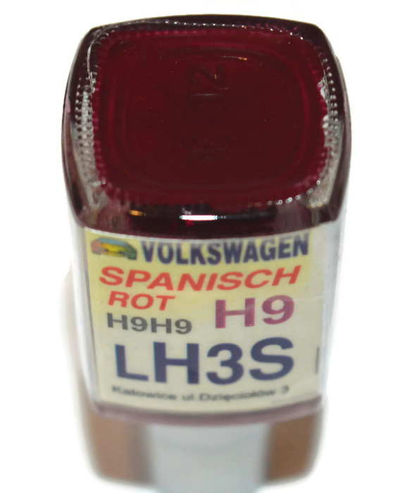 VW LH3S SPANISCH ROT LAKIER ZAPRAWKA DO RYS ARA 10 ML