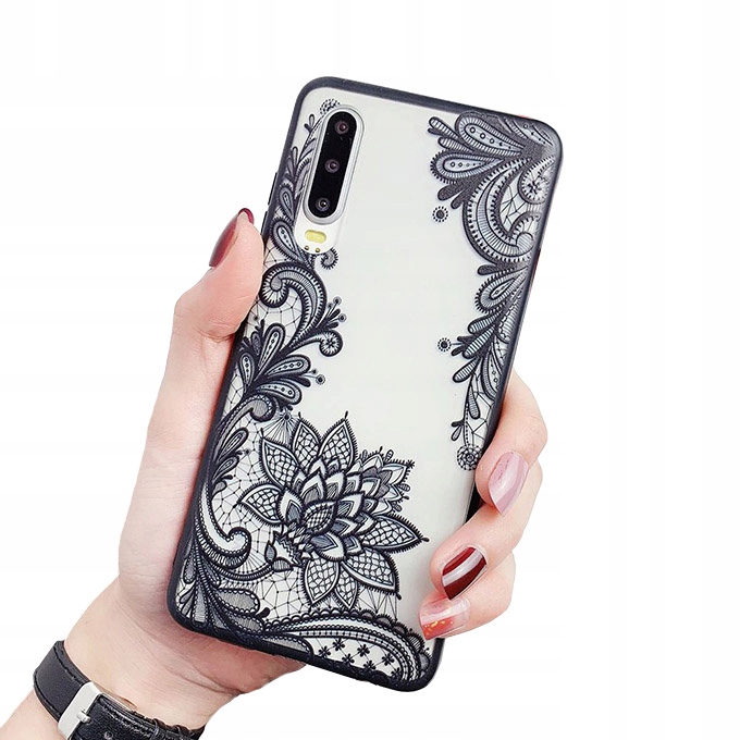 

Etui Koronka Wzorki Ornament Kwiaty Huawei P30
