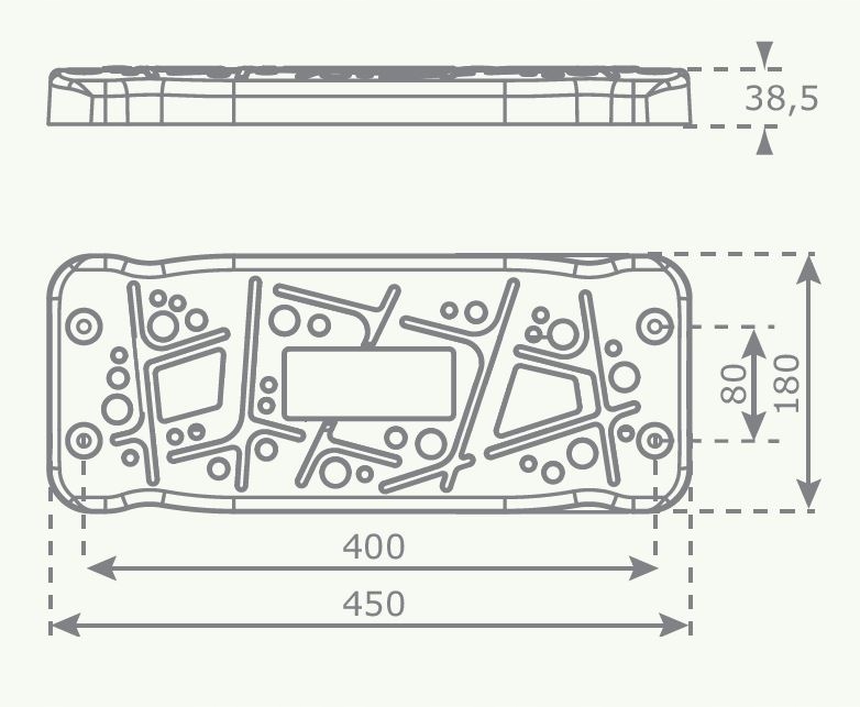 Huśtawka ogrodowa gumowa z łańcuchem Stal Nierdzewna CERTYFIKAT - Niebieska Marka KBT