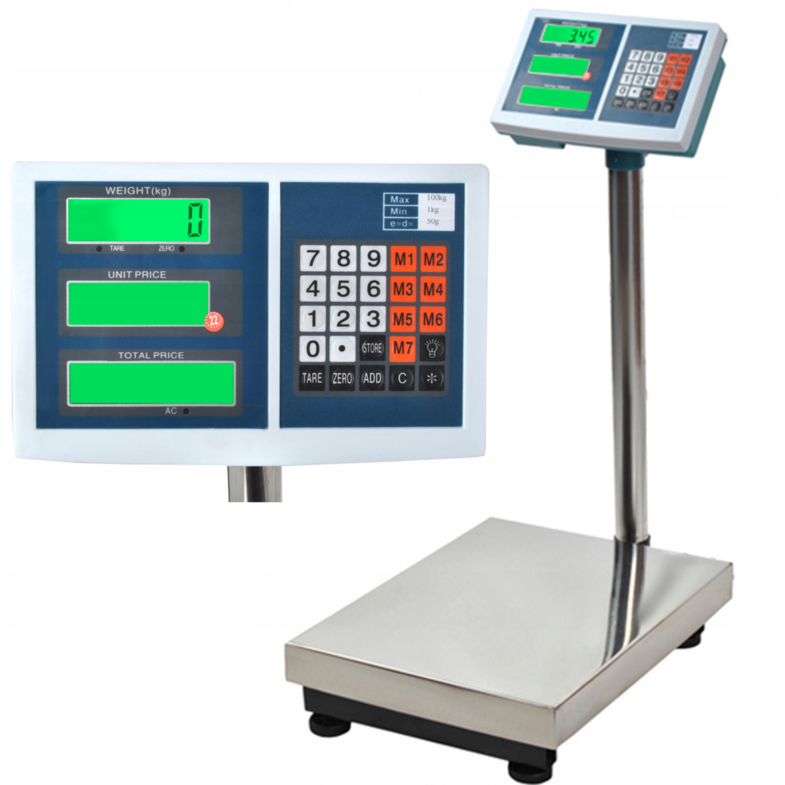 

Waga Magazynowa Sklepowa 100kg Elektroniczna LCD