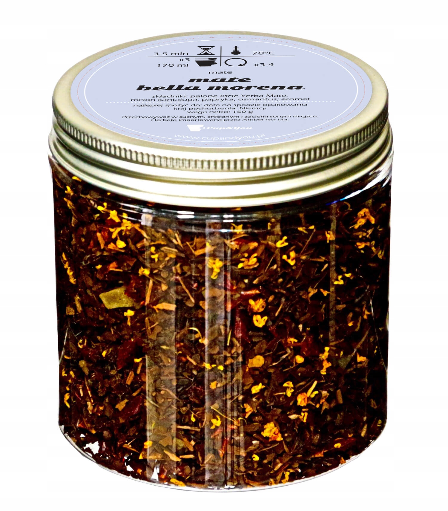 Nejlepší listový sypaný Čaj Yerba Mate Bella Morena osmanthus 150g