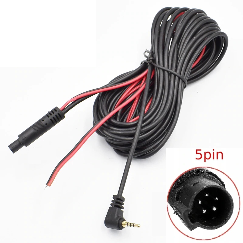 Przewód 5-pinowy 5,5m Kabel kamery 5pin Jack 2,5mm