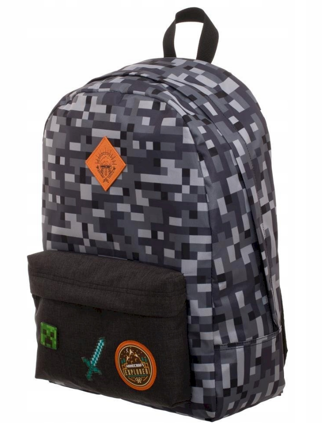 ORYGINALNY PLECAK TORNISTER MINECRAFT MIECZ 44 CM Typ wielokomorowy