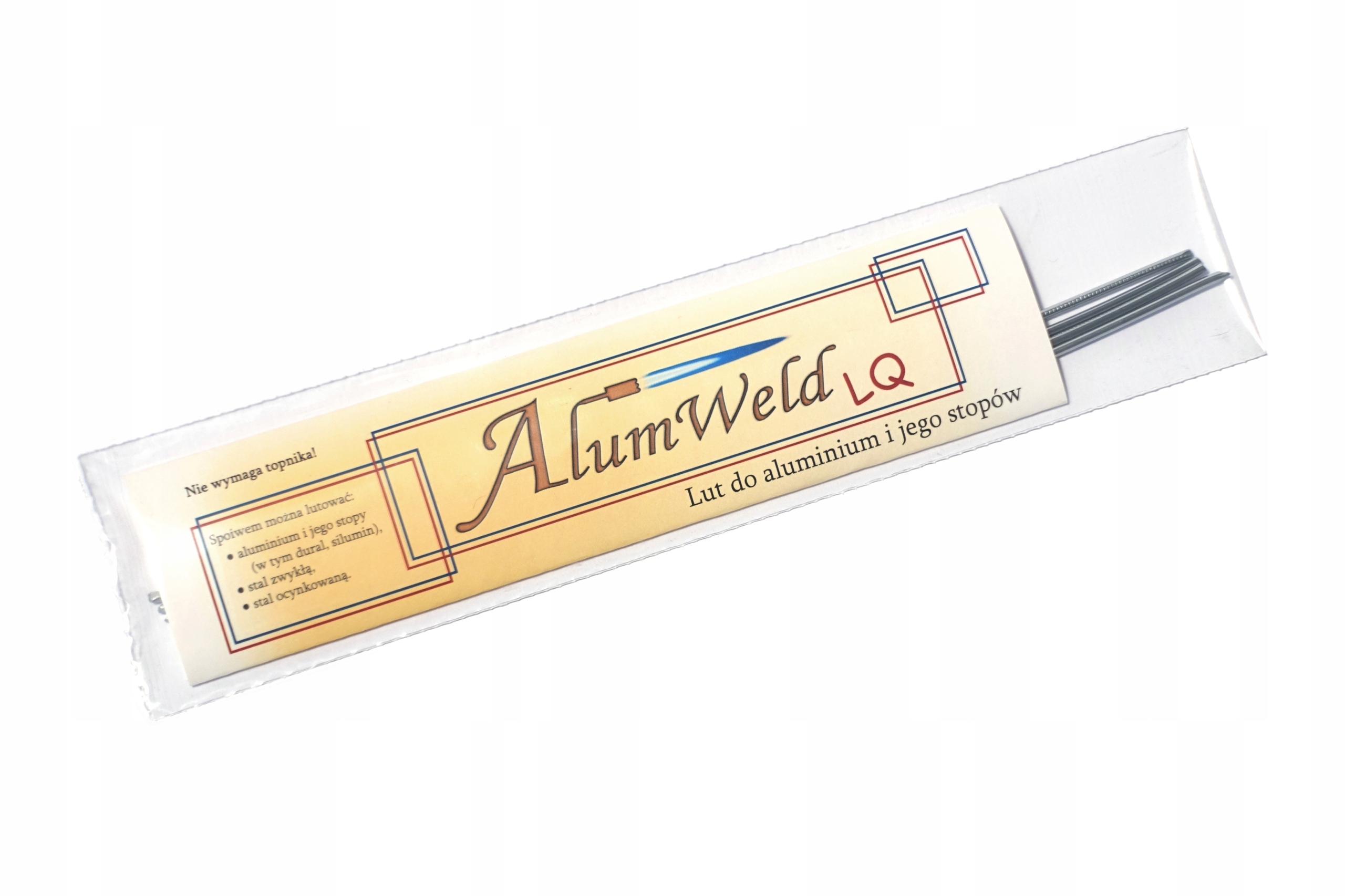 

A01M Spoiwo Lut do Aluminium Lutowanie Palnikiem