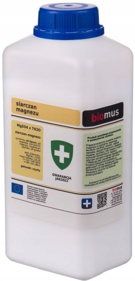 

czysty Siarczan Magnezu Sól Epsom Spa. 1kg
