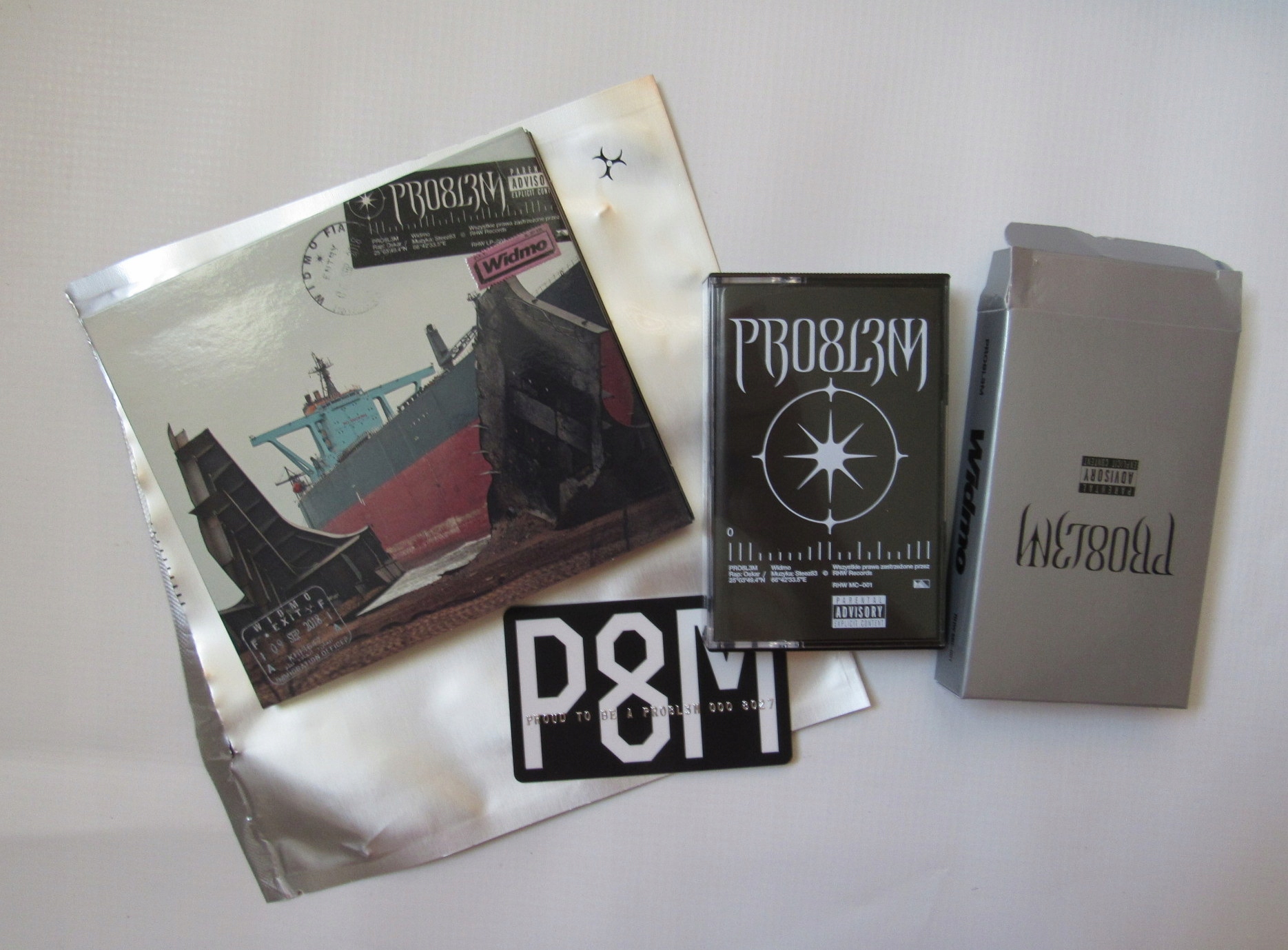 PRO8L3M WIDMO/ LIMITOWANY ZESTAW CD +KASETA +KARTA PROBLEM