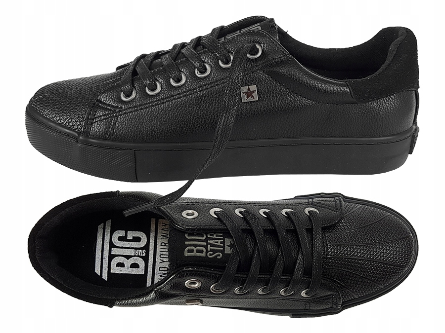 

Buty Big Star damskie trampki czarne BB274032 38