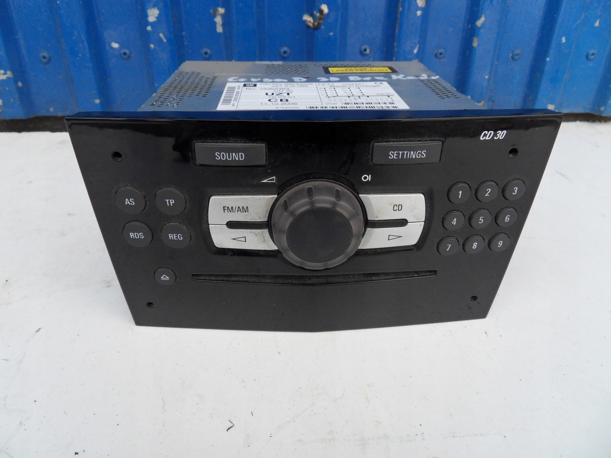 497316088 13262383 - OPEL CORSA D ОРИГИНАЛЬНЫЙ CD РАДИО ЧЕРНЫЙ