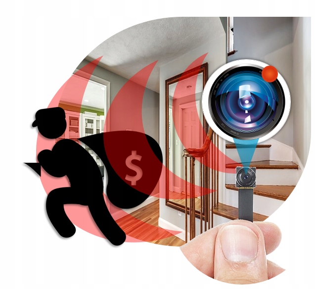 MINI KAMERKA WiFi IP ANDROID REAGUJĄCA NA RUCH EAN (GTIN) 5906746021765