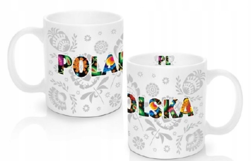 

Kubek Polska Poland folk pamiątka gift