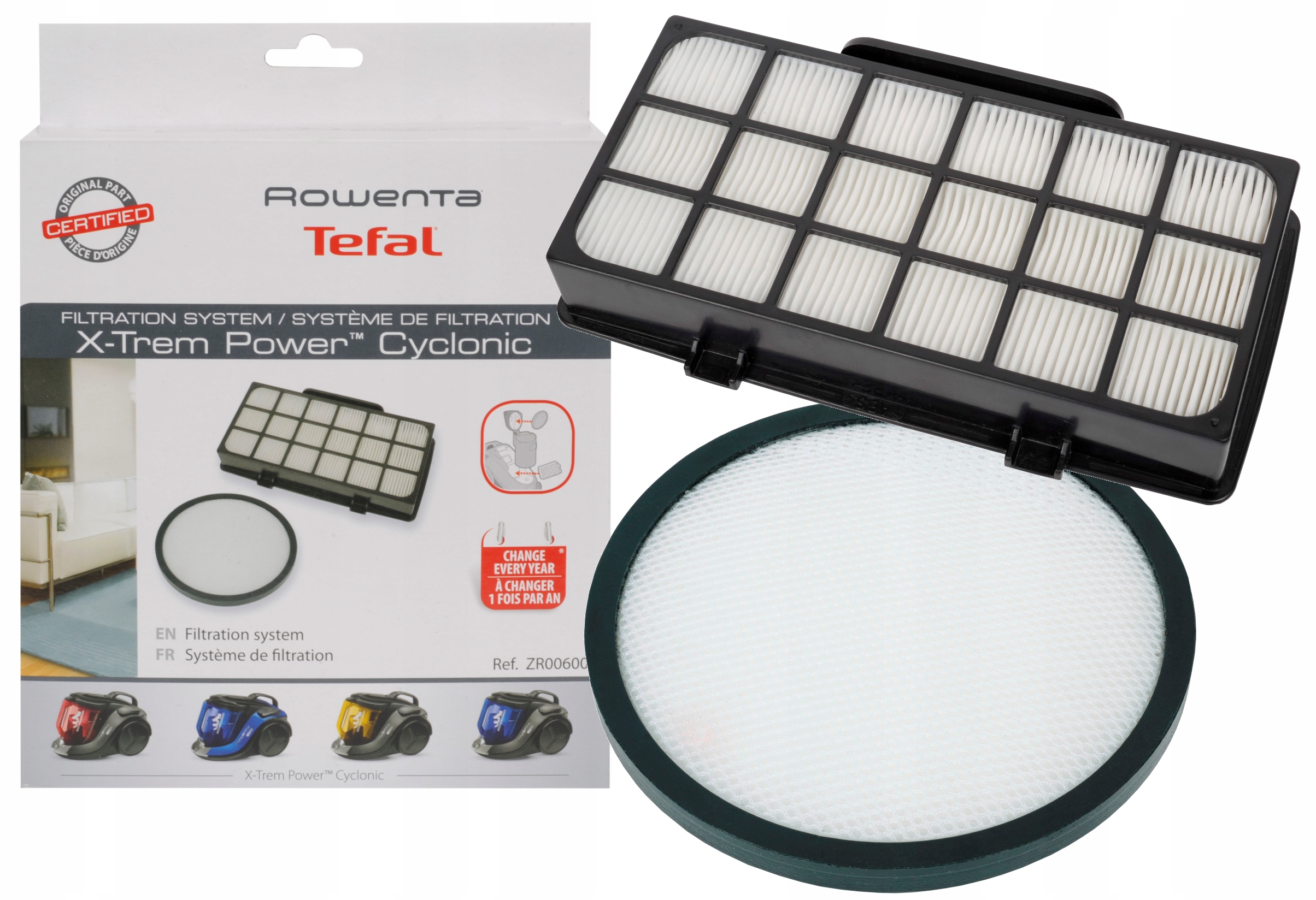 ROWENTA X-TREM POWER HEPA TEFÁLNY FILTER ZR006001