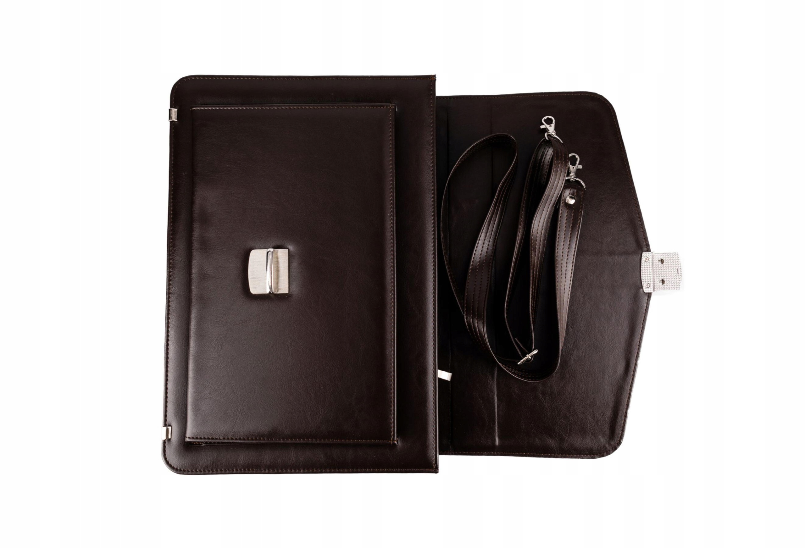 Teczka Aktówka męska skórzana PRODUCENT T11 CZEKOL Materiał dominujący skóra ekologiczna