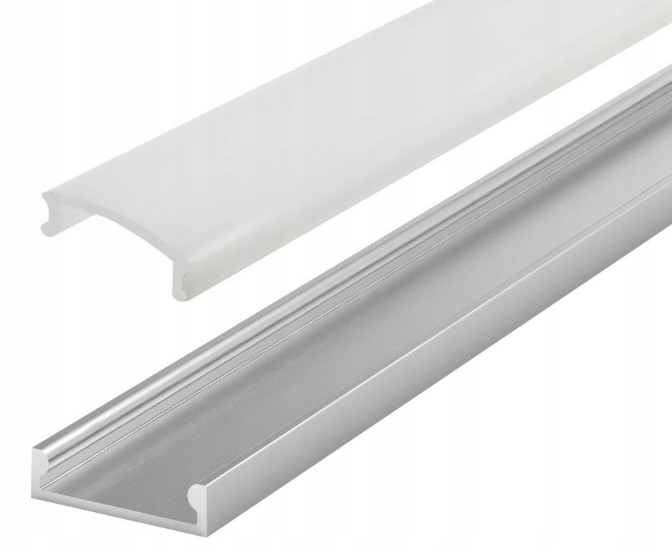 

Profil Aluminiowy Płaski do taśm Led + Klosz 2mb