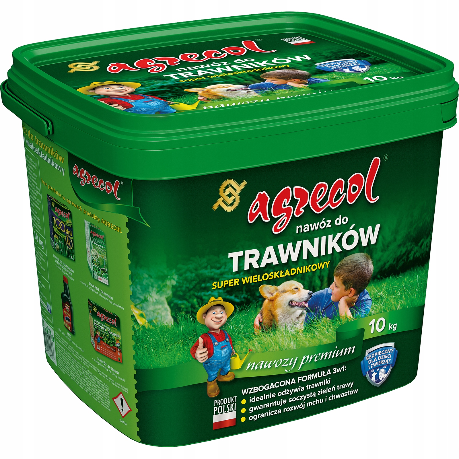 

Agrecol Nawóz Do Trawników Na Mech Chwasty 10KG