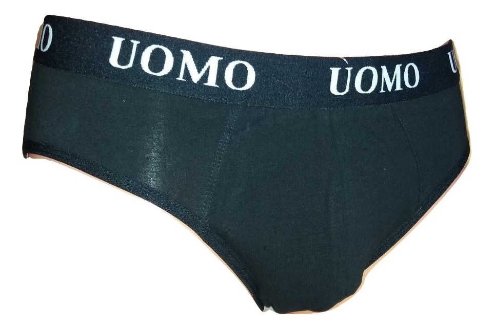 

Majtki slipy męskie bawełna czarne L